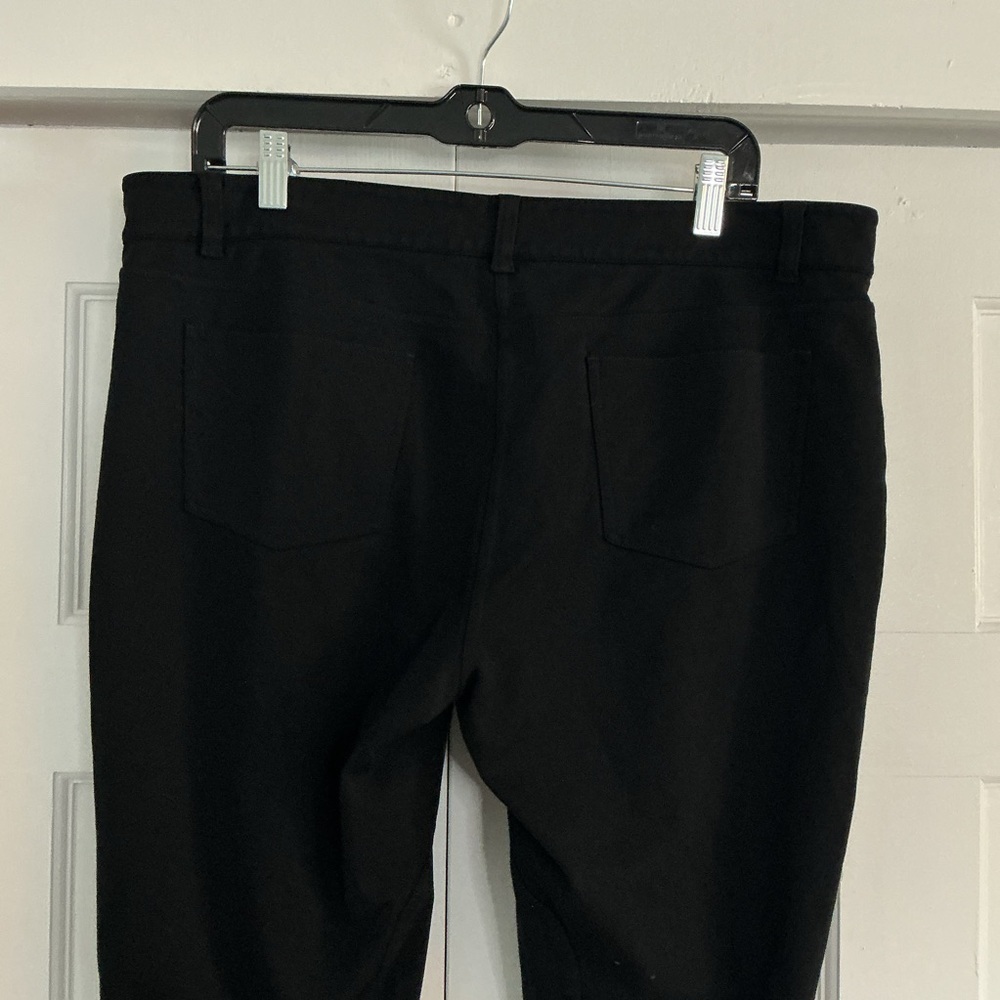 Eileen Fisher Black Skinny Pants – Size Large - Picture 4 of 6